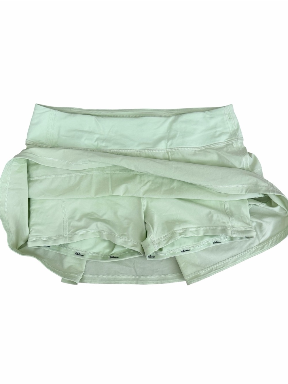 Lululemon Pace Rival Mid Rise Skirt Skort Size 8 Kohlrabi Green - Picture 5 of 7
